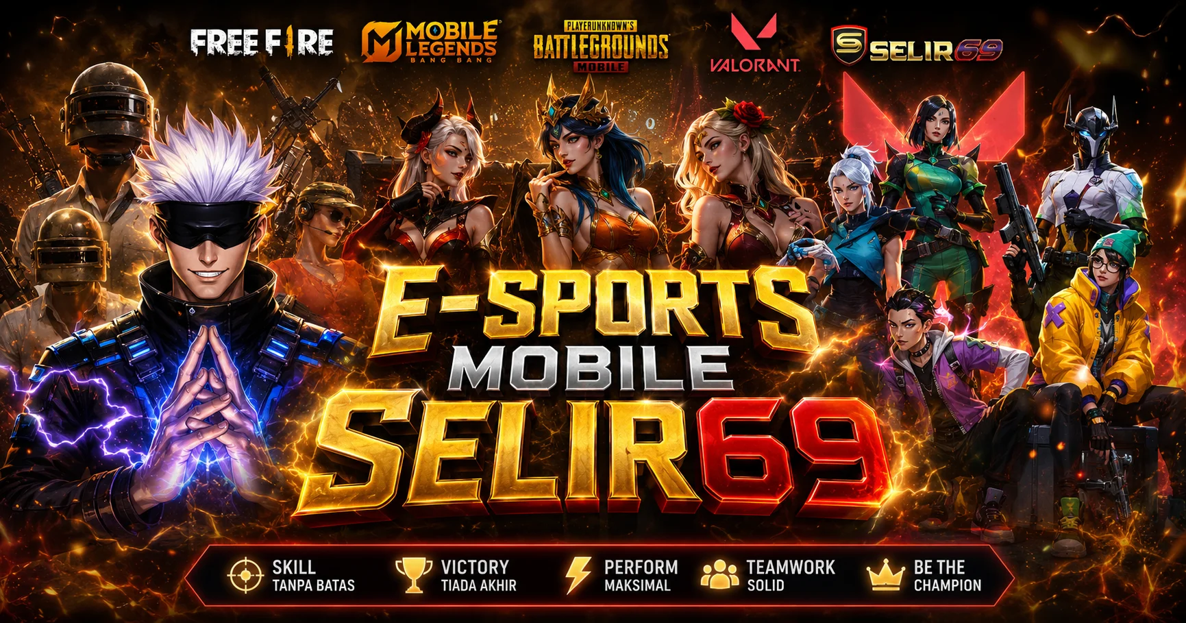 Arena permainan kompetitif mobile untuk panduan E-Sports Mobile SELIR69