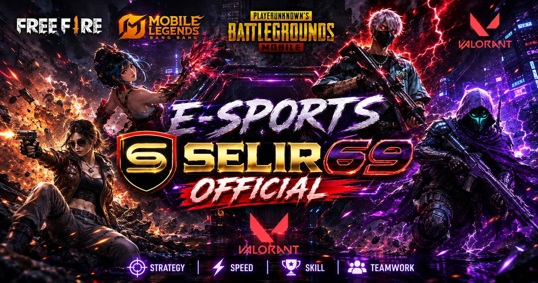 Arena kompetitif untuk panduan E-Sports SELIR69
