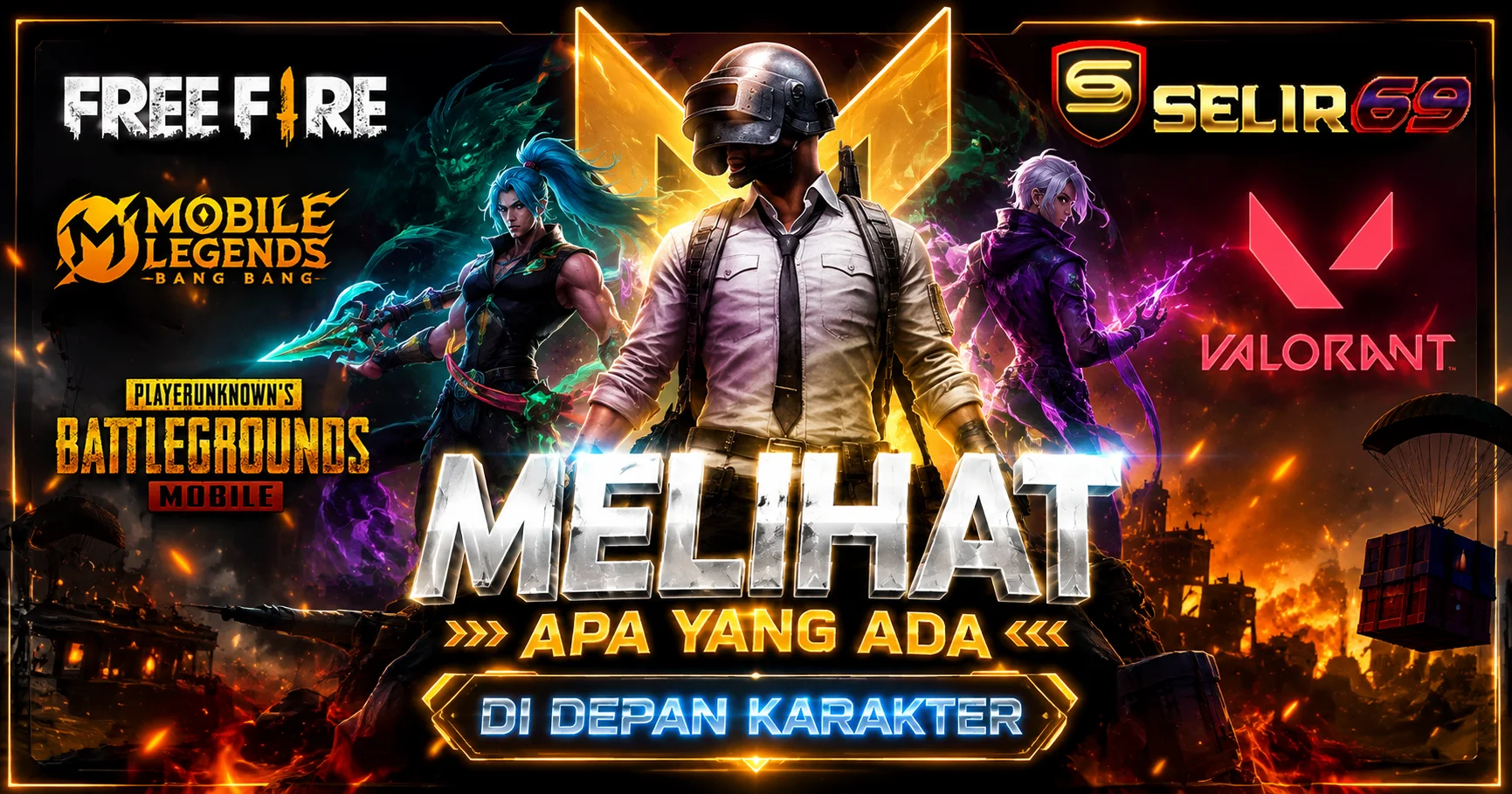 Ilustrasi map awareness, rotasi dan komunikasi tim pada E-Sports Mobile SELIR69