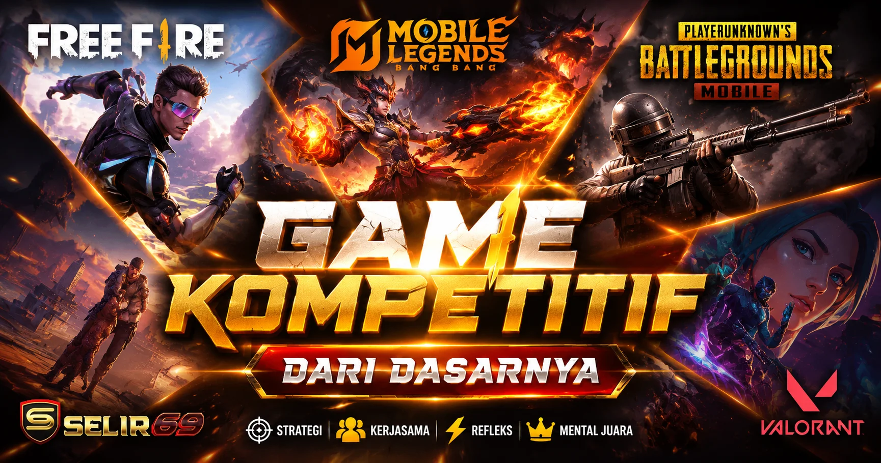Arena kompetitif untuk panduan E-Sports SELIR69