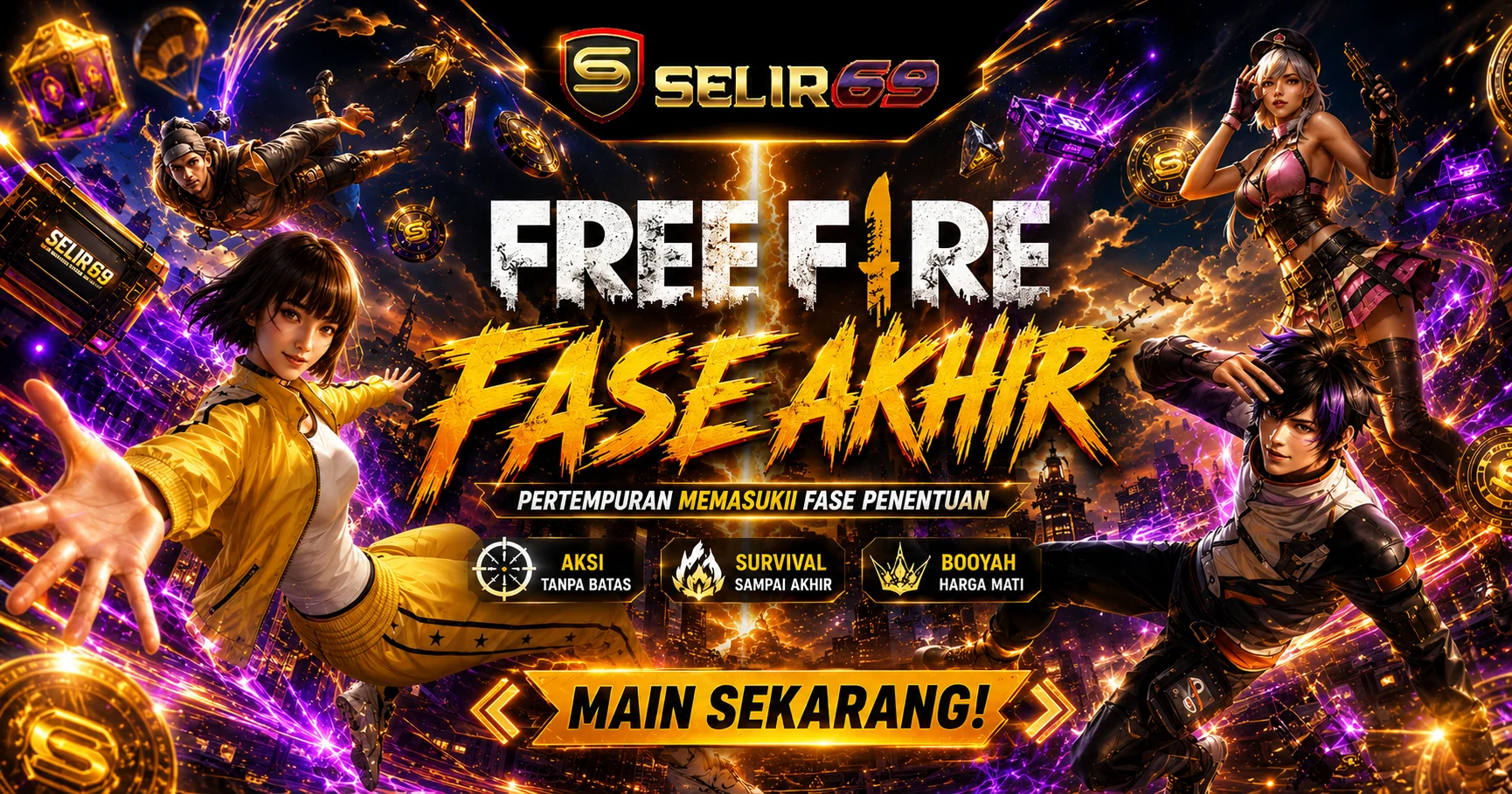 Arena battle royale untuk panduan Free Fire SELIR69