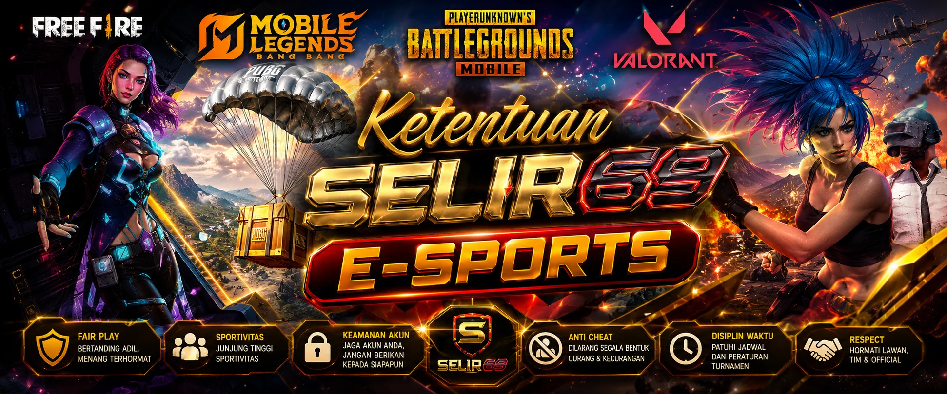 Syarat dan Ketentuan SELIR69 E-Sports